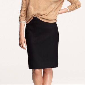 J Crew Wool Skirt | Black